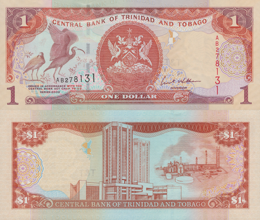 Trinidad & Tobago 1 Dollar 2002 P 41 UNC