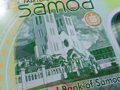 Samoa 50 100 Tala 2025 P New Issue Polymer UNC Set 2 pcs Matching No.