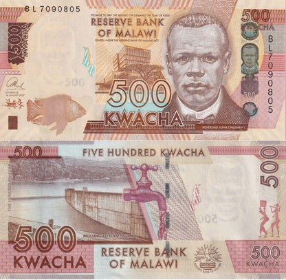 Malawi 500 Kwacha 2017 P 66 UNC