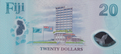 Fiji 20 Dollars 2026 P New Design Polymer UNC