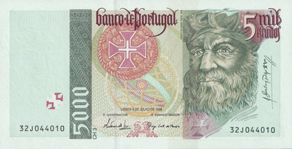 Portugal 5000 Escudos 1998 P 190 UNC