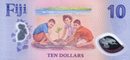 Fiji 10 Dollars 2026 P New Design Polymer UNC