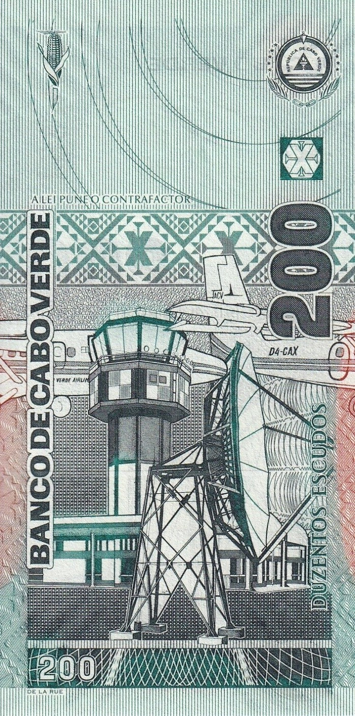 Cape Verde Cabo Verde 200 Escudos 2005 P 68 UNC