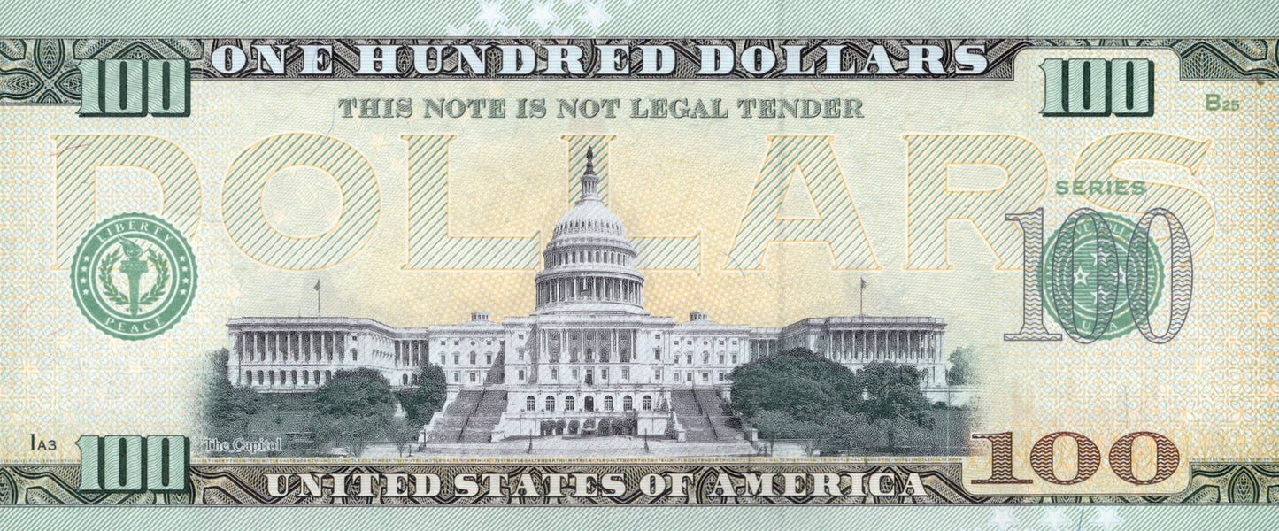 USA Trish Stratus 100 Dollars WWE TEST NOTE 2024 UNC