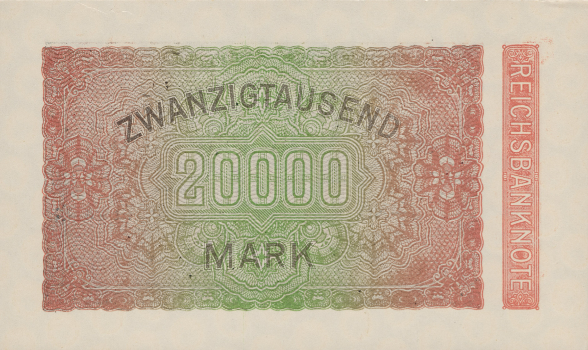 Germany 20000 Mark 1923 P 85a UNC