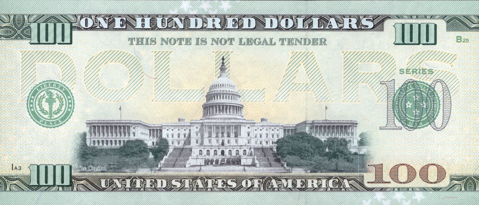 USA Hulk Hogan 100 Dollars WWE TEST NOTE 2024 UNC