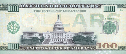 USA Hulk Hogan 100 Dollars WWE TEST NOTE 2024 UNC