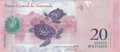 Venezuela 20 Bolivares 2013 P 91f UNC