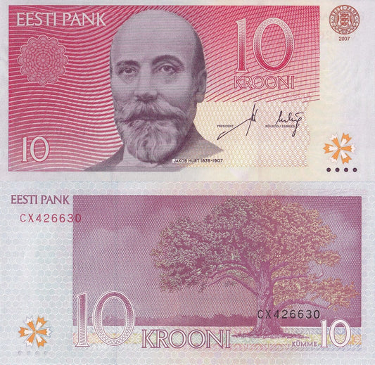 Estonia 10 Krooni 2007 P 86b UNC