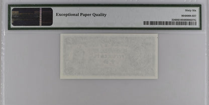 Hong Kong GOV 5 Cents ND (1961-65) P 326 UNC PMG 66 EPQ 3rd TOP POP