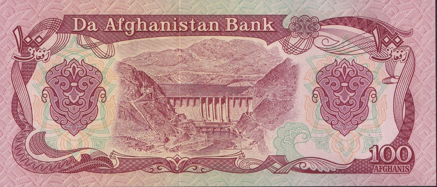 Afghanistan 100 Afghanis 1991 P 58c UNC