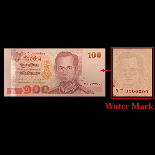 Thailand 100 Baht 2012 P 126 Commemorative Specimen UNC