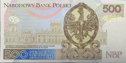 Poland 500 Zlotych 2017 P 190 UNC