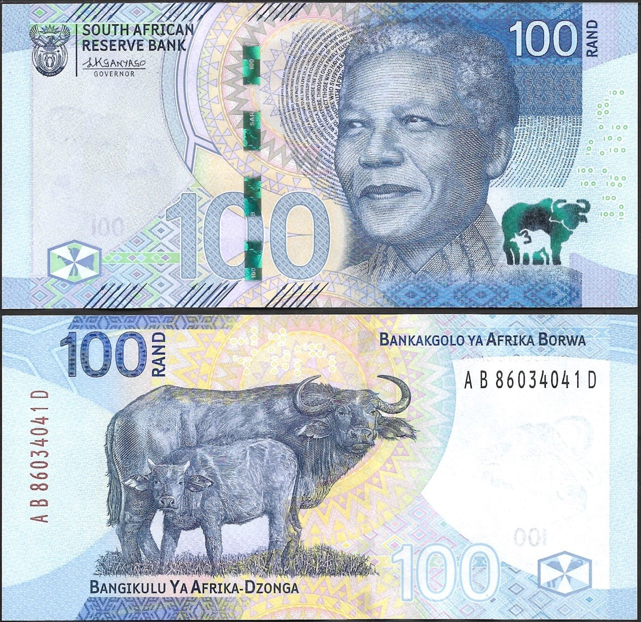 South Africa 100 Rand 2023 P 151 UNC