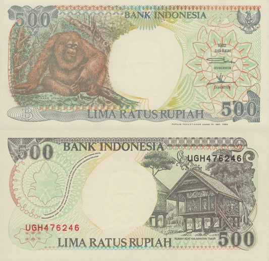 Indonesia 500 Rupiah 1992/1998 P 128g UNC