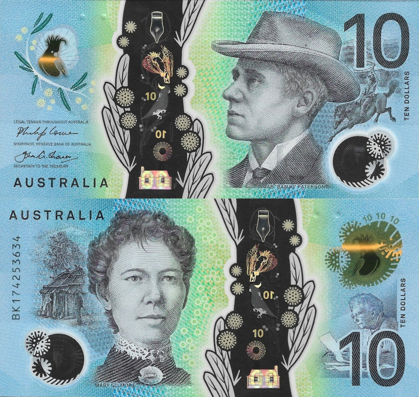 Australia 10 Dollars 2017 P 63 Polymer UNC