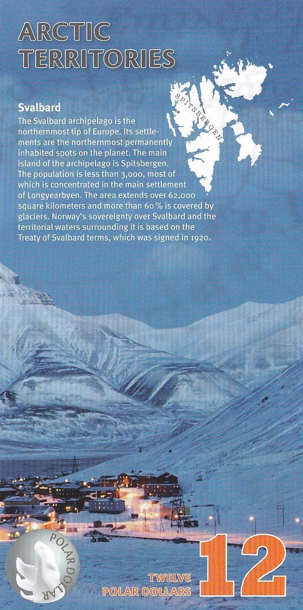 Arctic Territories 12 Dollars 2014  Puffins UNC Series A Polymer