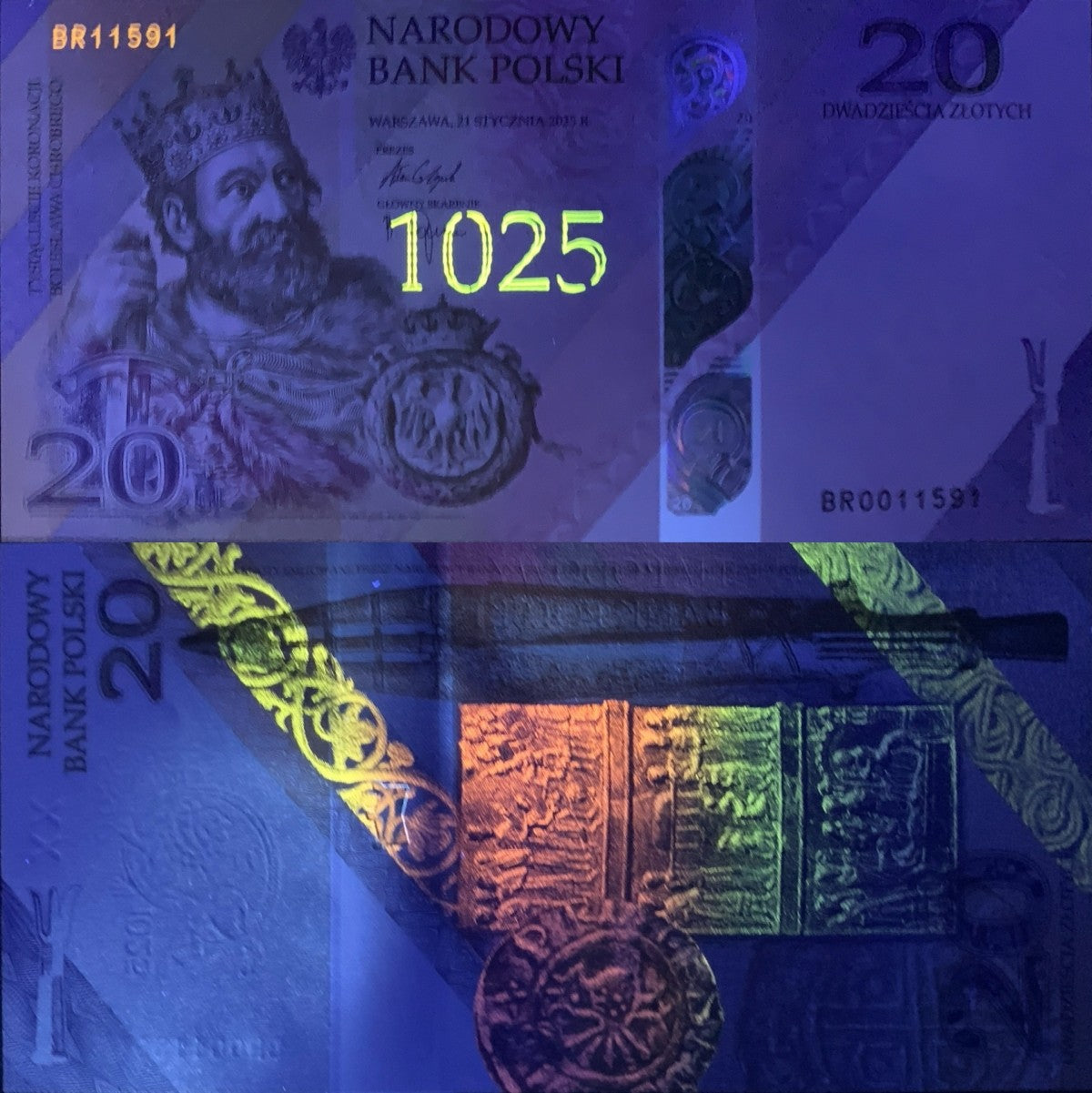 Poland 20 Zlotych 2025 P New Issue UNC Commemorative With Folder