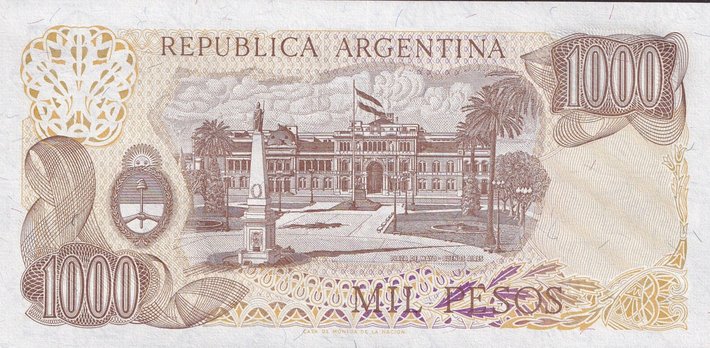 Argentina 1000 Pesos ND 1976-1983 P 304 UNC