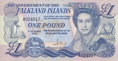 Falkland Islands 1 Pound 1984 P 13 UNC