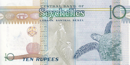 Seychelles 10 Rupees 2013 P 46 UNC Commemorative