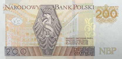 Poland 200 Zlotych 2021 P 189 UNC