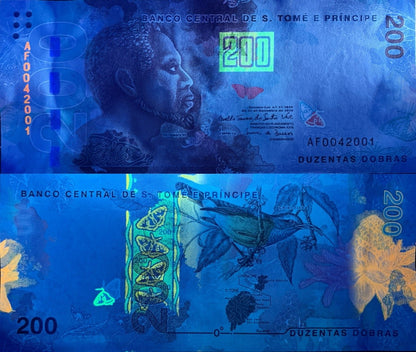 Sao Tome E Principe 200 Dobras 2020 P 81 UNC