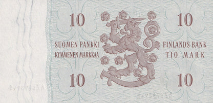 Finland 10 Markkaa 1963 P 104 Litt. A UNC