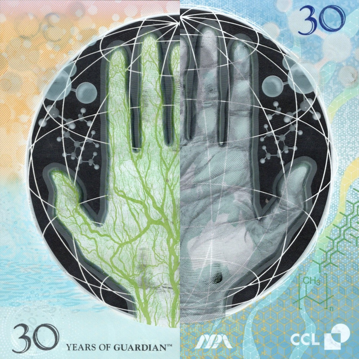 Australia TEST NOTE 2018 30th Anniversary Polymer Coupon CCL AU