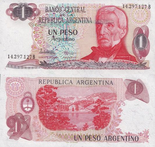 Argentina 1 Peso Argentino ND 1983-1984 P 311 UNC