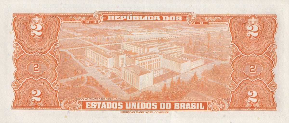 Brazil 2 Crvzeiros  ND 1954-1958 P 151 UNC