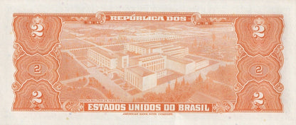 Brazil 2 Crvzeiros  ND 1954-1958 P 151 UNC