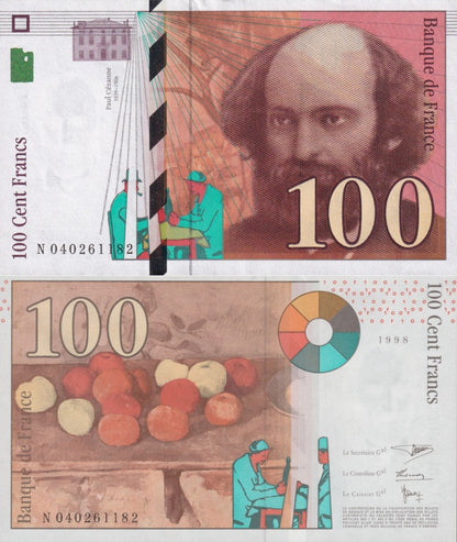 France 100 Francs 1998 P 158b AU