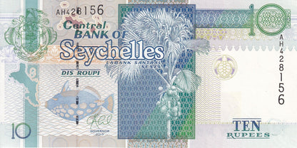 Seychelles 10 Rupees 2013 P 42 UNC