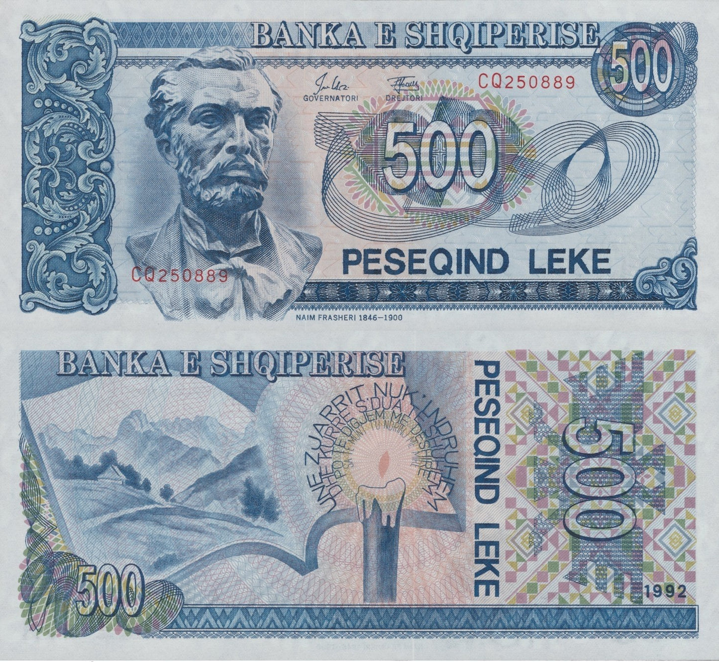 Albania 500 Leke 1992 P 53 UNC