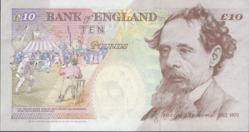 Great Britain 10 Pounds 1993 P 386 UNC