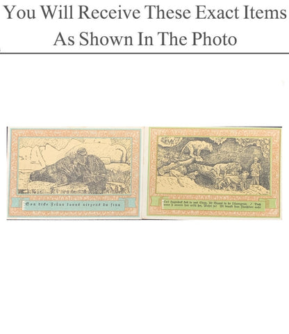 Germany Notgeld STELINGER 50 75 Pfenning 1921 Set 2 pcs