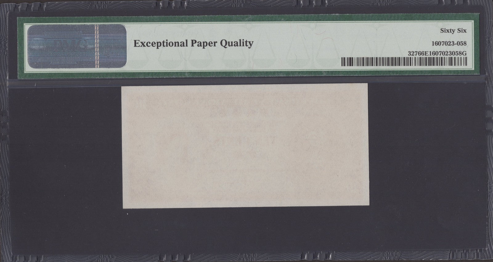 Hong Kong GOV 10 Cents ND (1961-65) P 327 UNC PMG 66 EPQ