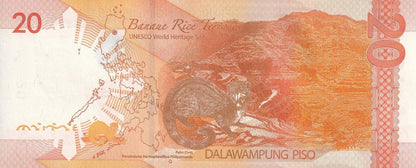 Philippines 20 Piso 2014A P 206a UNC