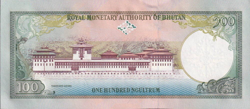 Bhutan 100 Ngultrum ND 2000 P 25 UNC