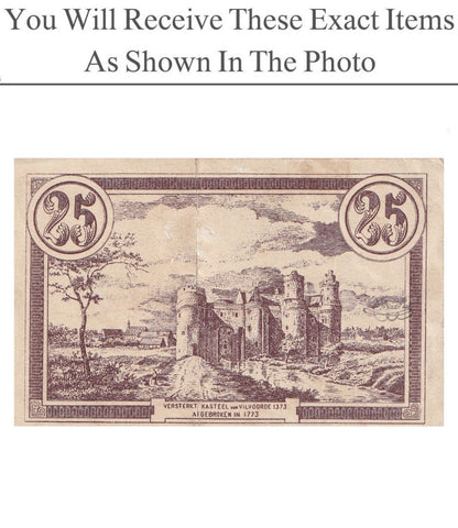 Belgium Notgeld VILVOORDE 25 Centiemen 1918