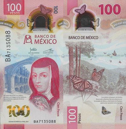 Mexico 100 Pesos 2021 P 134 Polymer UNC