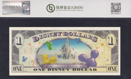 USA Disney 1 Dollar 2009 Mickey Pluto Birthday Party UNC WITH HARD CASE