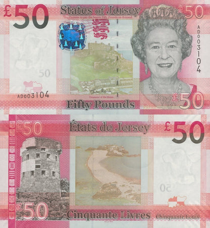 Jersey 50 Pounds ND 2010-2018 P 36 UNC