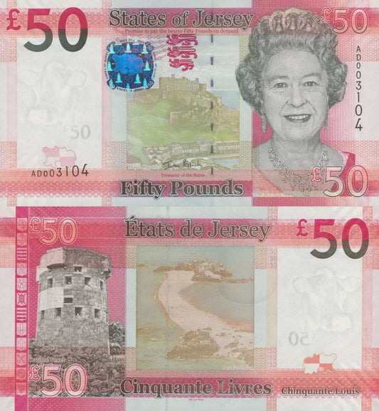 Jersey 50 Pounds ND 2010-2018 P 36 UNC