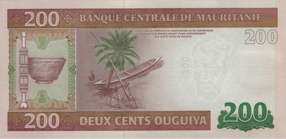 Mauritania 200 Ouguiya 2013 P 17 UNC