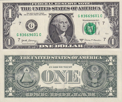 United States USA 1 Dollar 2017A P 544 ''G'' Chicago UNC 1 Bundle Lot 100 pcs