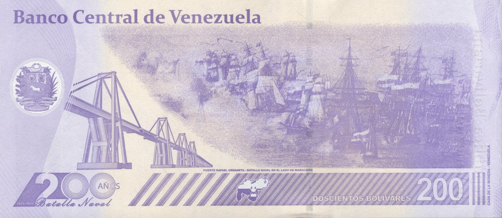 Venezuela 200 Bolivares 2025 P New UNC