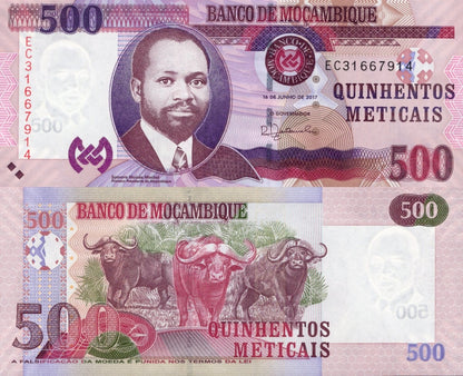 Mozambique 500 Meticais 2017 P 153b UNC