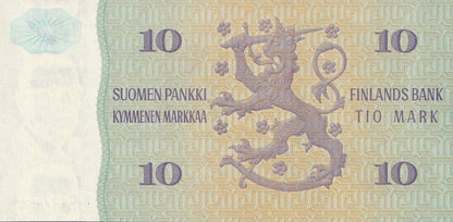 Finland 10 Markkaa 1980 P 112 Litt. A UNC
